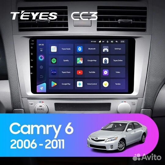 Штатная магнитола Teyes CC3 4/32 Toyota Camry (200