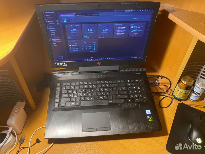 Игровой HP 17 i7-8750h/32 gb 2666/1070 8gb/SSD