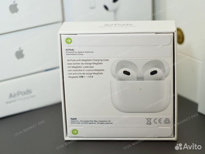 Наушники AirPods 3 Premium+ (чехол и доставка)