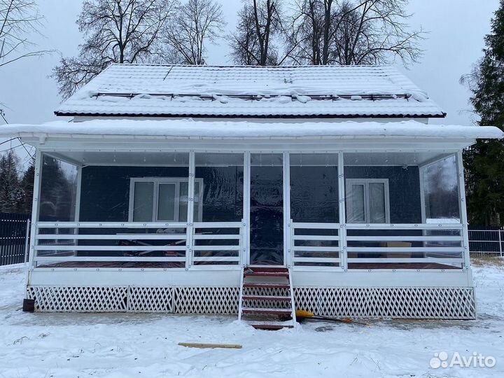 Мягкие окна для беседки