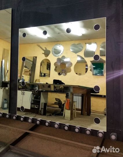 Прямоугольное зеркало с фацетом