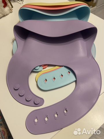 Нагрудник силиконовый(слюнявчик) для малышей