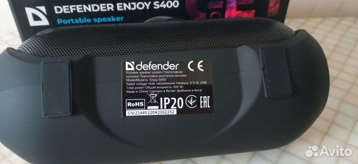 Блютуз колонка defender enjoy s400