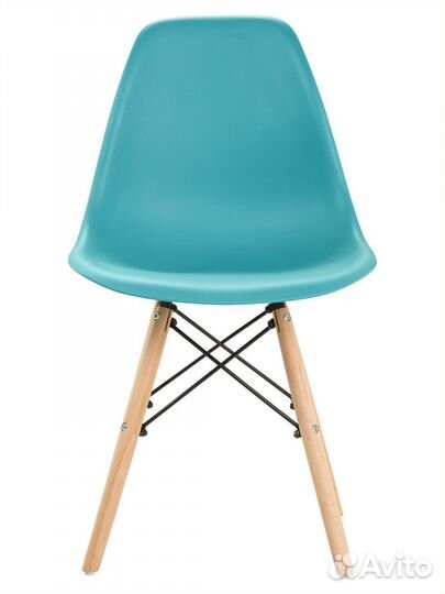 Стул в стиле eames DSW, бирюзовый, 3 шт