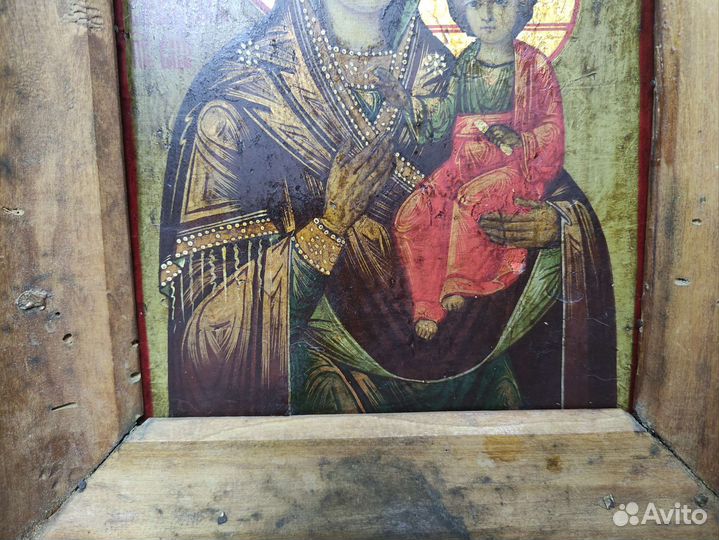 Старинная икона Смоленская божья матерь