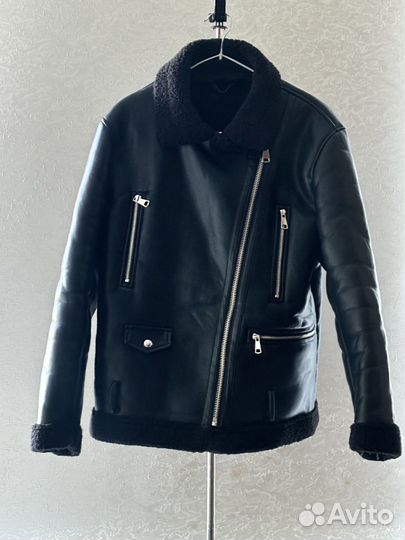 Дубленка авиатор женская