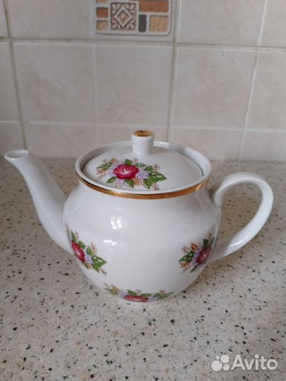 Чайник заварочный фарфоровый СССР