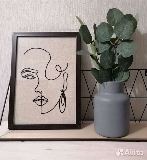 Ваза/ кашпо бетон, гипс