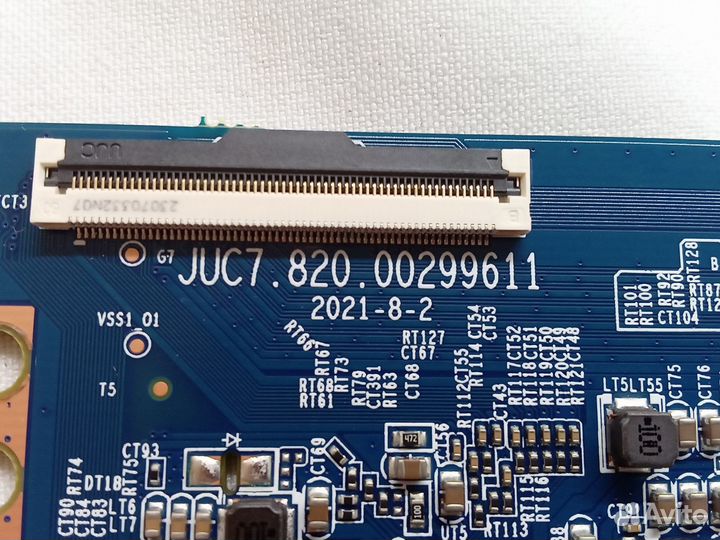 Плата T-Con JUC7.820.00299611 телевизора Dexp A431