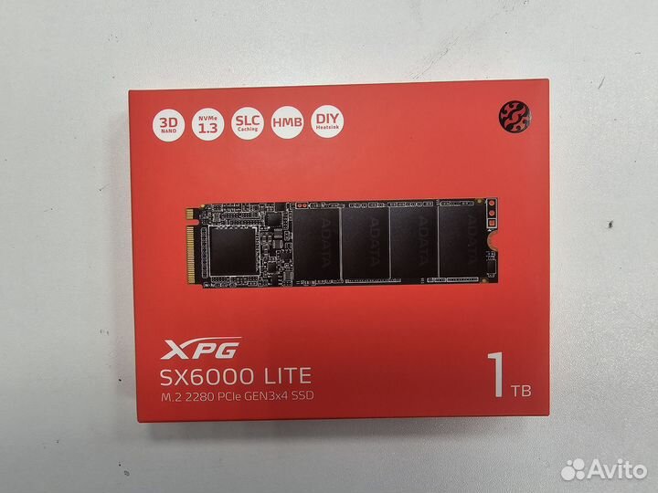 1000 гб SSD M.2 накопитель adata XPG SX6000 Lite