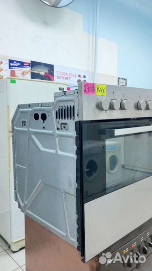 Электрический духовой шкаф б/у металлик