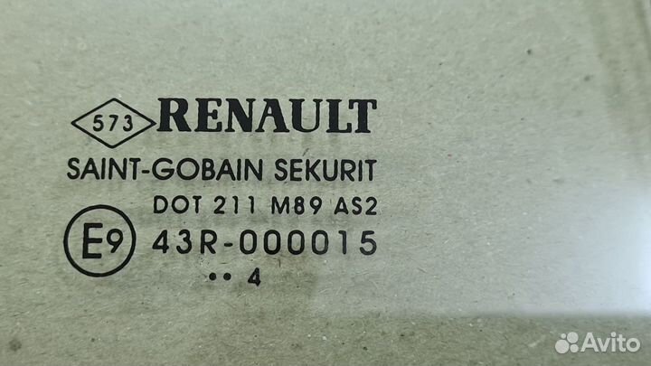 Форточка задней двери Рено Меган 2