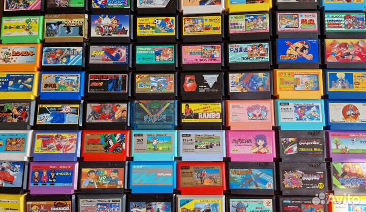 Оригинальные картрижи Famicom