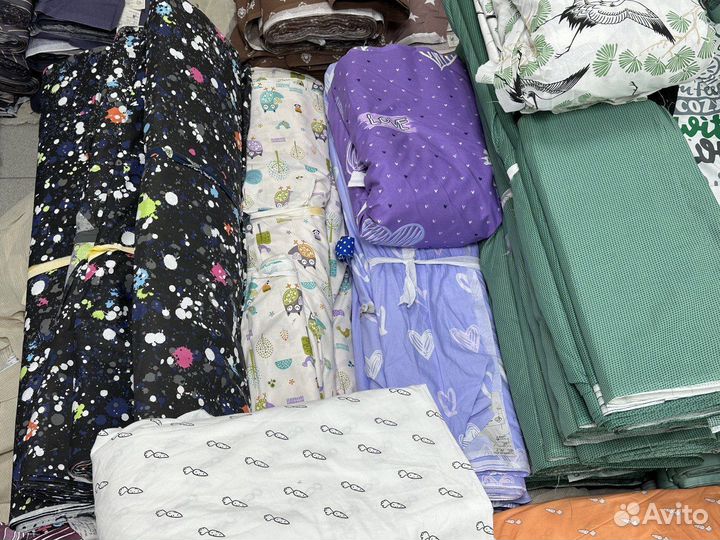 Ткань поплин Красная Талка 220 см Авито