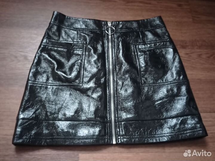 Кожаная юбка