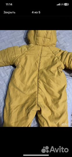 Осенний комбинезон 74-80