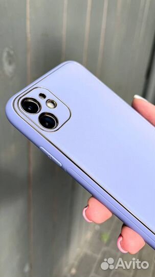 Чехол на Apple iPhone кожаный