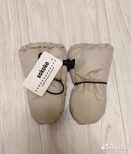 Варежки новые без пальчика до 12 мес