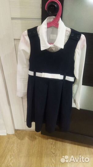 Школьная форма для девочки 122 128 синяя