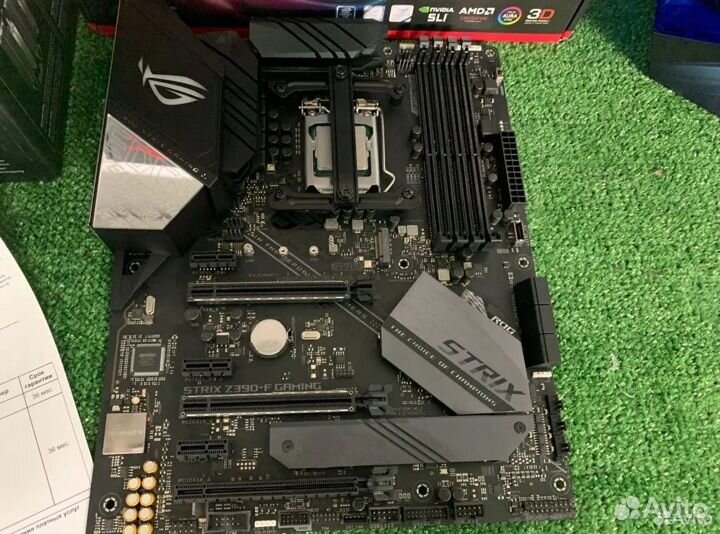 Связка мать ROG Strix Z390 + проц Core i9 9900K