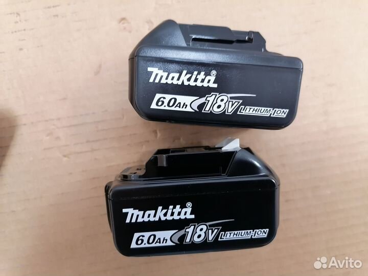 Зу Makita DC18rc + 2 акб 6.0Ач BL1860b