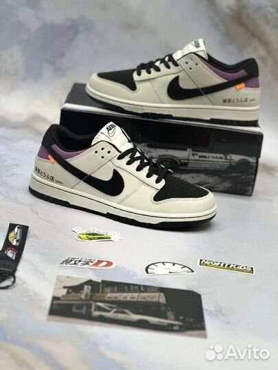 Кроссовки Nike SB Dunk Low AE-86 Initial D 36-45