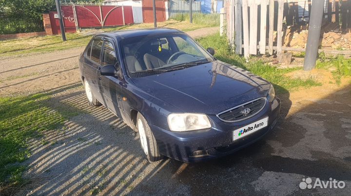 Hyundai Accent 1.5 МТ, 2007, 190 000 км