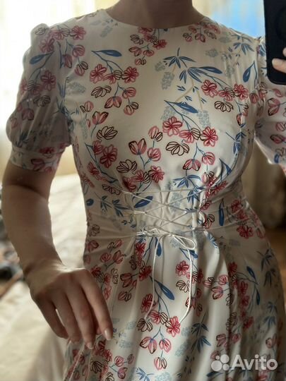 Летнее длинное платье