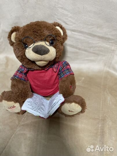 Плюшевый медведь интерактивный