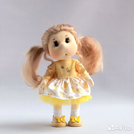 Текстильная кукла ручной работы