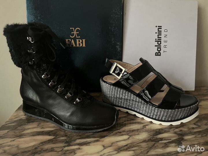 Новые ботинки Fabi Босоножки Baldinini Италия 37