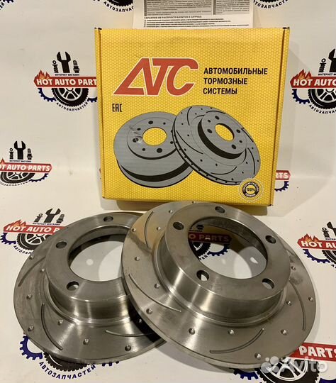 Передние тормозные диски ATC sport на шеви 2121