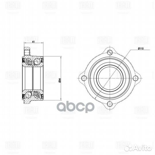 Ступица для а/м BMW 5 (F10) (09) /6 (F06) (11)