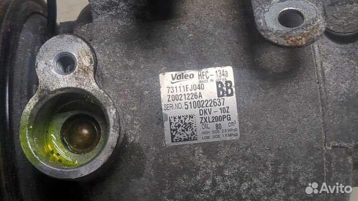 Компрессор кондиционера Subaru XV, 2016