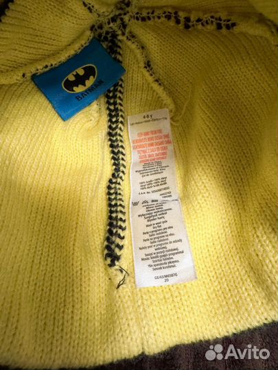Шапка batman 3 года