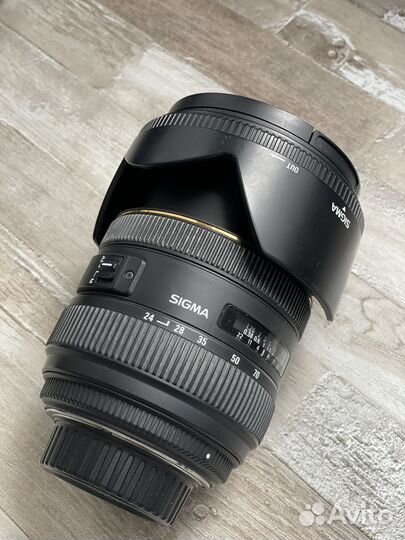 Объектив sigma 24-70 nikon 2,8
