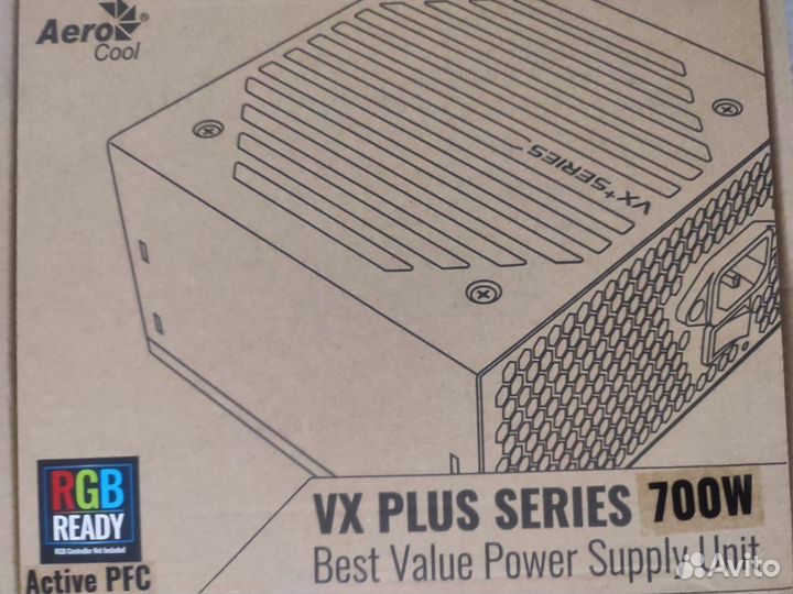Блок питания aerocool vx plus 700w