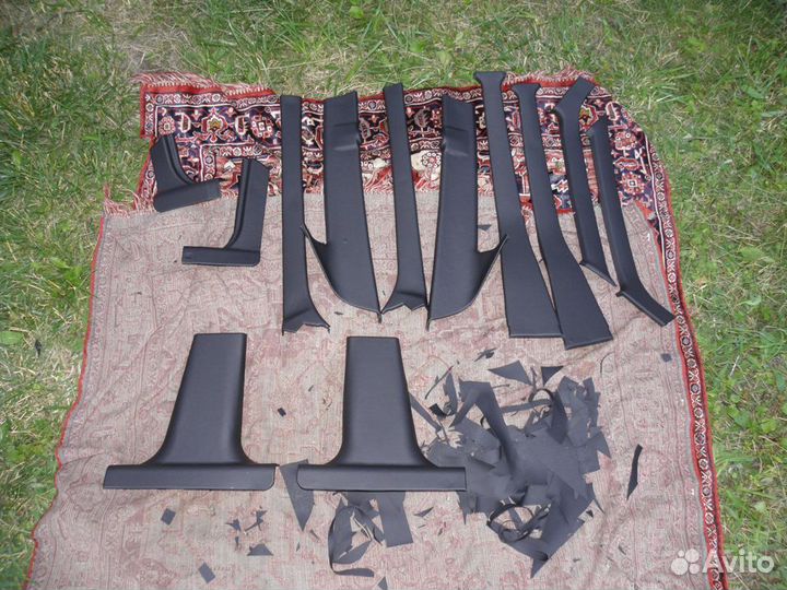 Салонный пластик накладки порога стекла2114