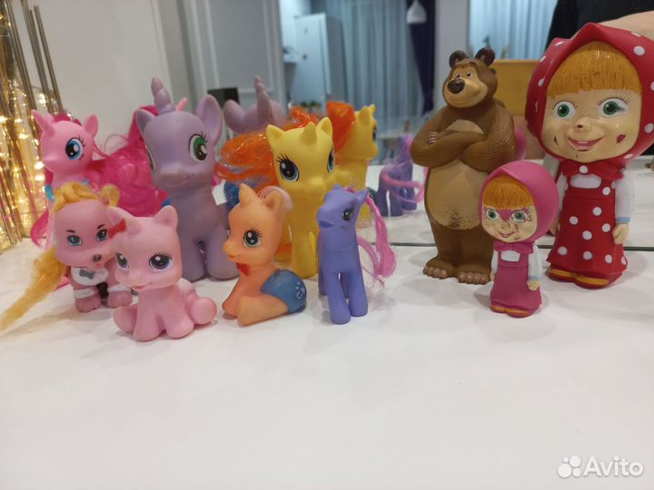 Игрушка Маша Медведь и pony