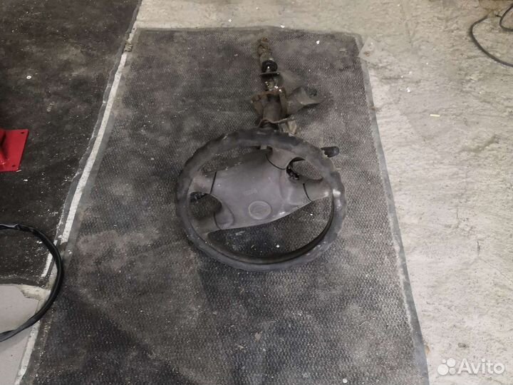 Руль с подушкой и поворотники nissan sanni fb 15