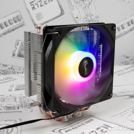 Кулер для процессора RGB 150W