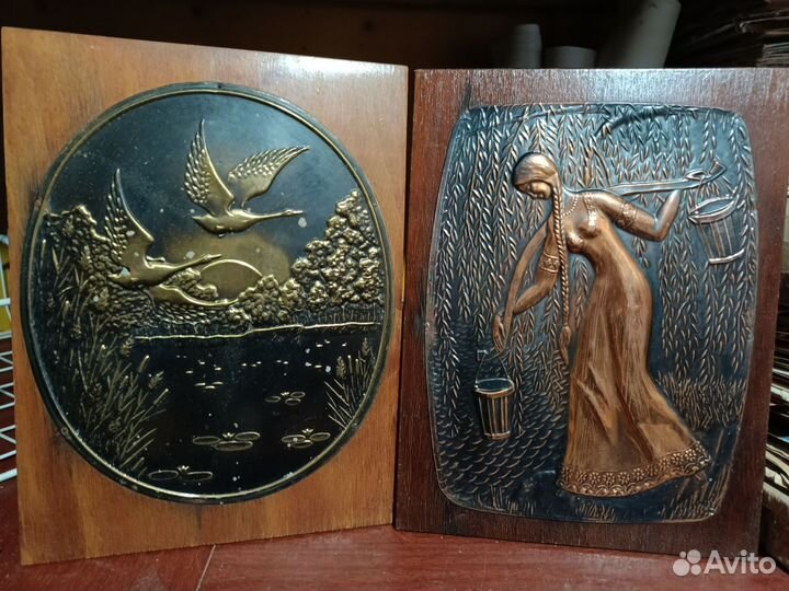 Чеканка медная СССР