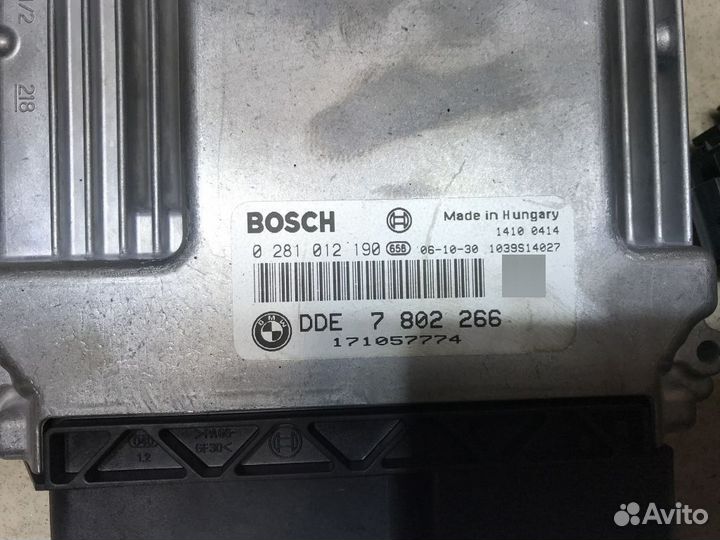 7802266 эбу DME CAS Блок управления BMW E60