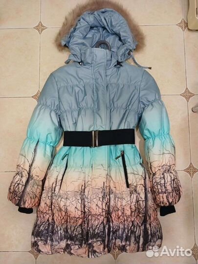 Зимняя куртка для девочки р. 152