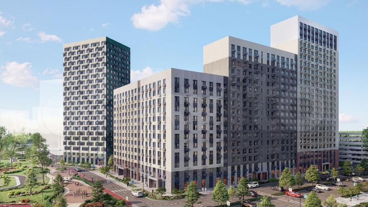 1-к. квартира, 21,1 м², 14/23 эт.