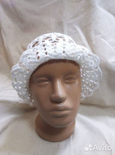 Панамка для девочки вязаная крючком