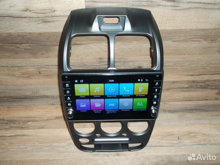 Магнитола Hyundai Accent Android с крутилками