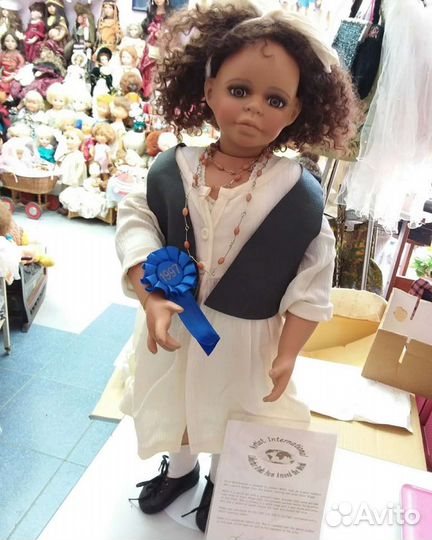 Фарфоровая, Молли, авторская,коллекционная кукла