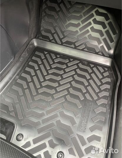 Коврики салона 3D Kia Stinger 4WD 2017-н.в