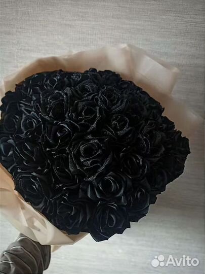 Букеты из атласных лент